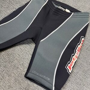 Vtg Jet Pilot Mens L Black Gray Freeride Neoprene Shorts Water Sports Jet Ski